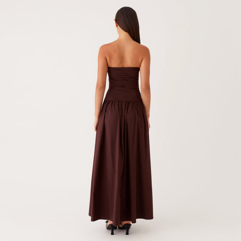 Felicity | Women’s Summer Strapless Maxi Dress