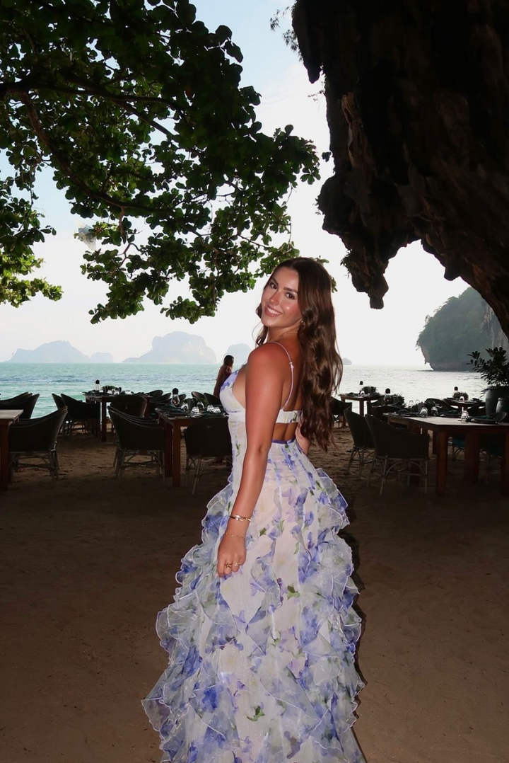 Ella | Women’s Summer Ruffled Wedding Guest Dress