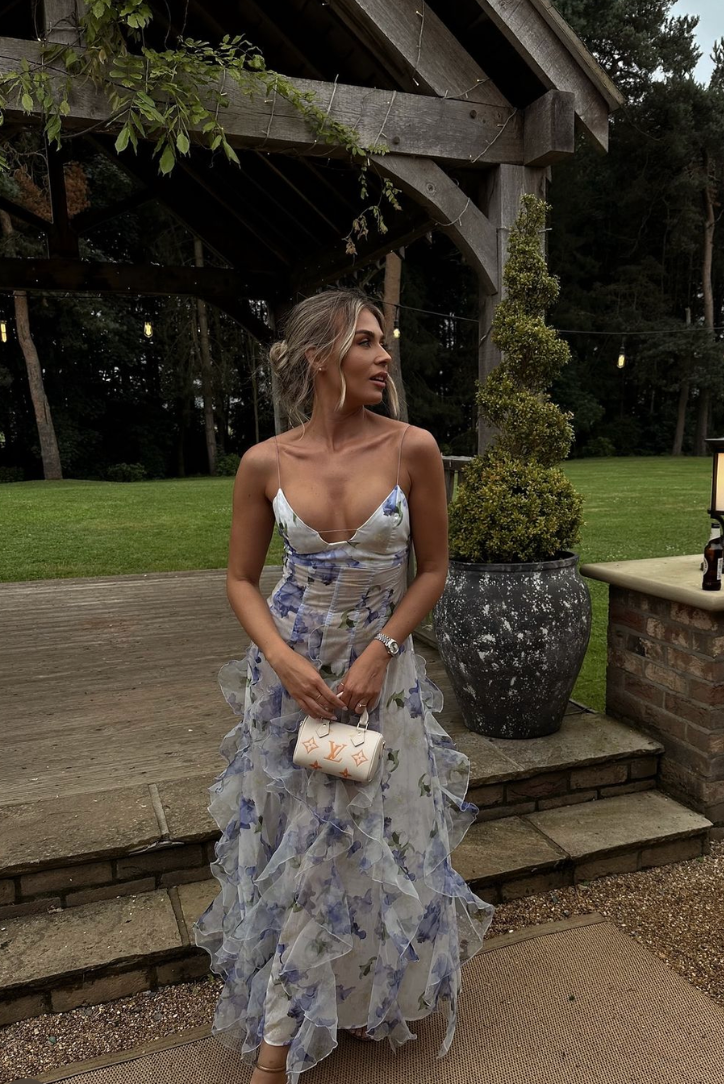 Ella | Women’s Summer Ruffled Wedding Guest Dress