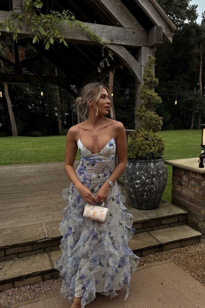 Ella | Women’s Summer Ruffled Wedding Guest Dress