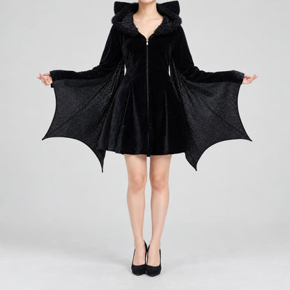 Portia | Women's Gothic Halloween Bat Dress Costume