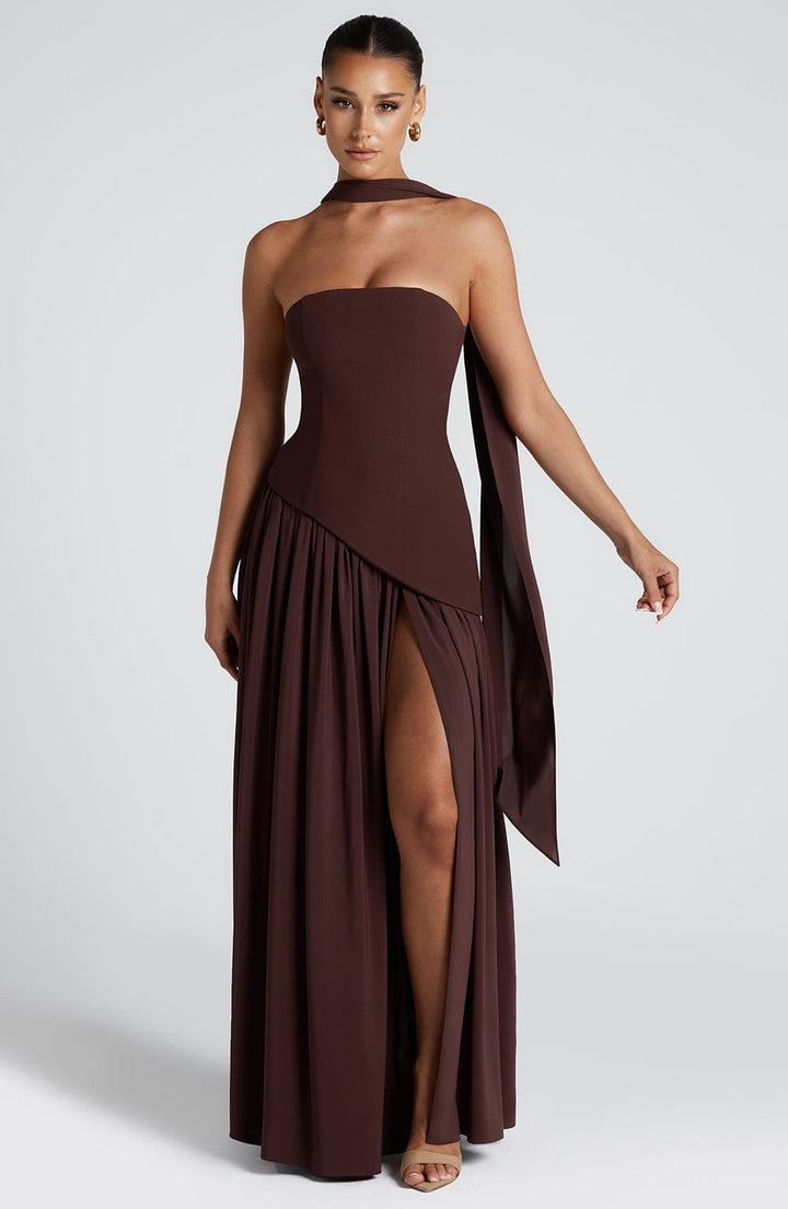 Zamira | Women’s Strapless Maxi Wedding Guest Dress