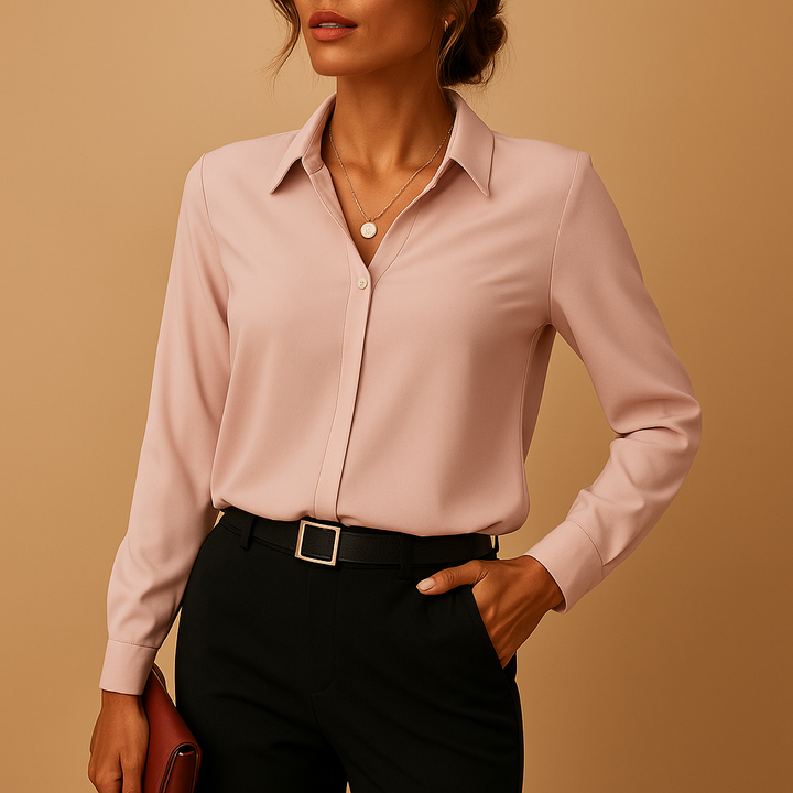 Genevieve | Women's Formal Long Sleeve Blouse