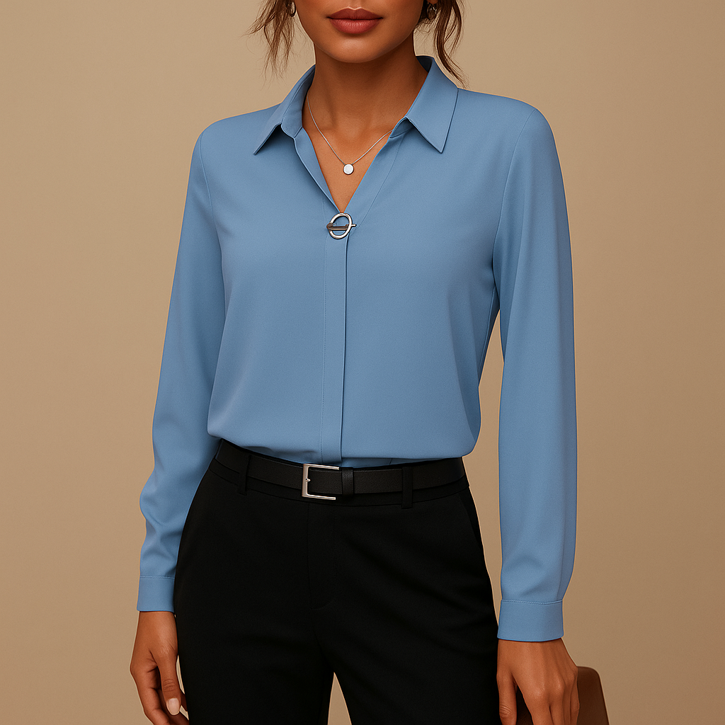 Genevieve | Women's Formal Long Sleeve Blouse