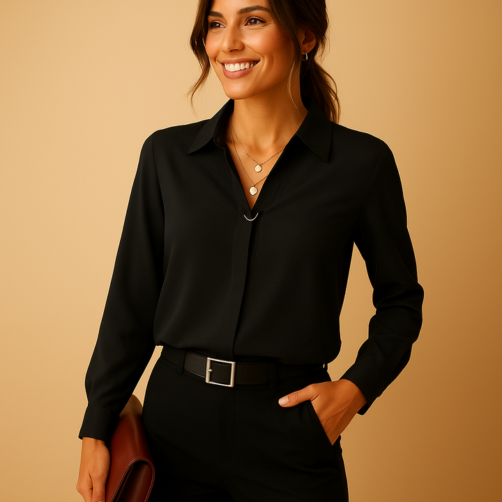 Genevieve | Women's Formal Long Sleeve Blouse