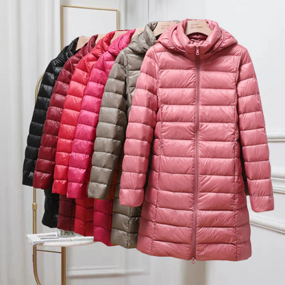 Fern | Women's Long Hooded Puffer Jacket