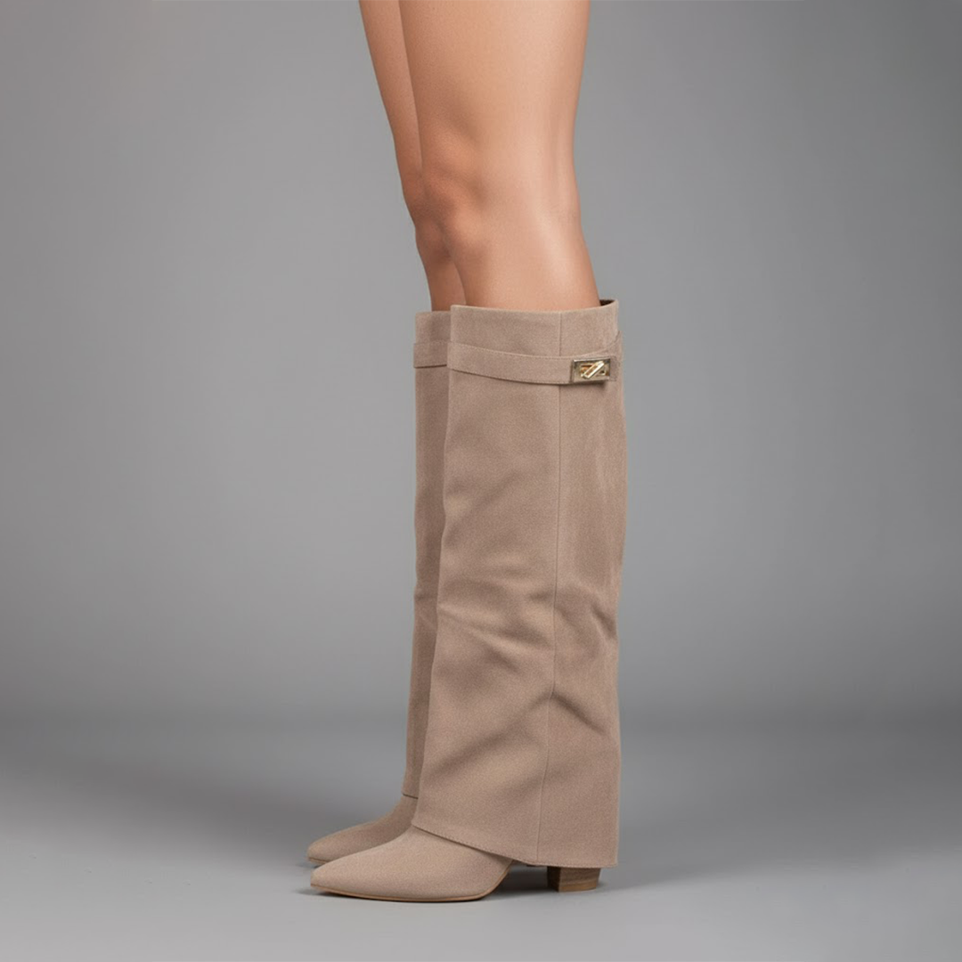 Marley | Women's Elegant Knee High Suede Boots
