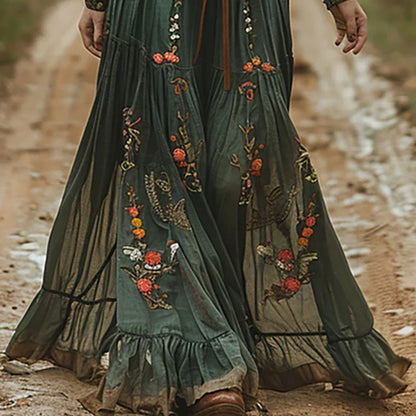 Idalia | Women’s Boho Floral Maxi Dress