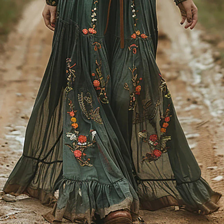 Idalia | Women’s Boho Floral Maxi Dress