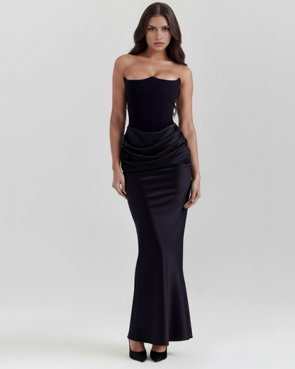 Gabrielle | Women's Strapless Fitted Evening Dress