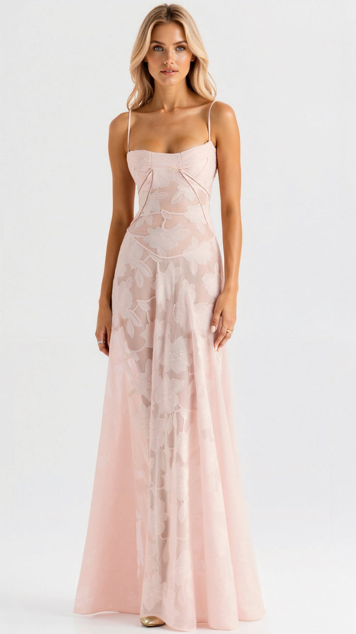 Oriana | Women’s Floral Wedding Guest Maxi Dress
