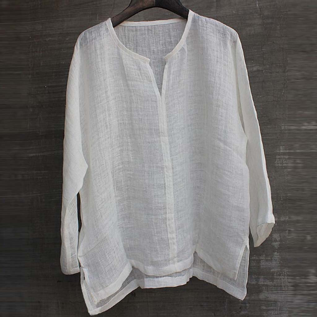 Clara | Women's Casual Linen Summer Blouse