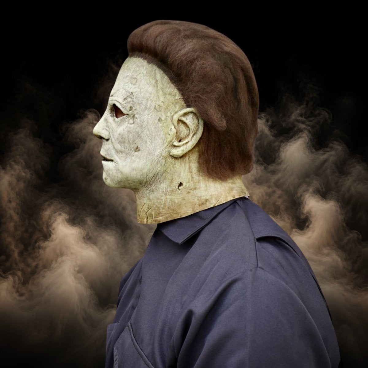 Aiden | Realistic Halloween Full Killer Costume White Mask and Overall Set