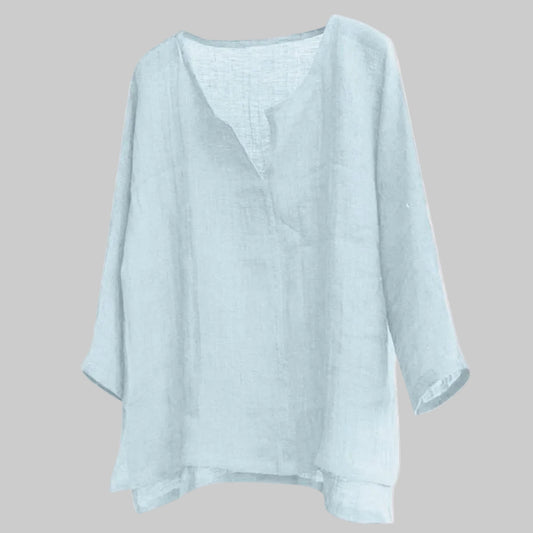 Clara | Women's Casual Linen Summer Blouse