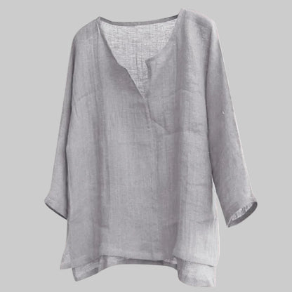 Clara | Women's Casual Linen Summer Blouse