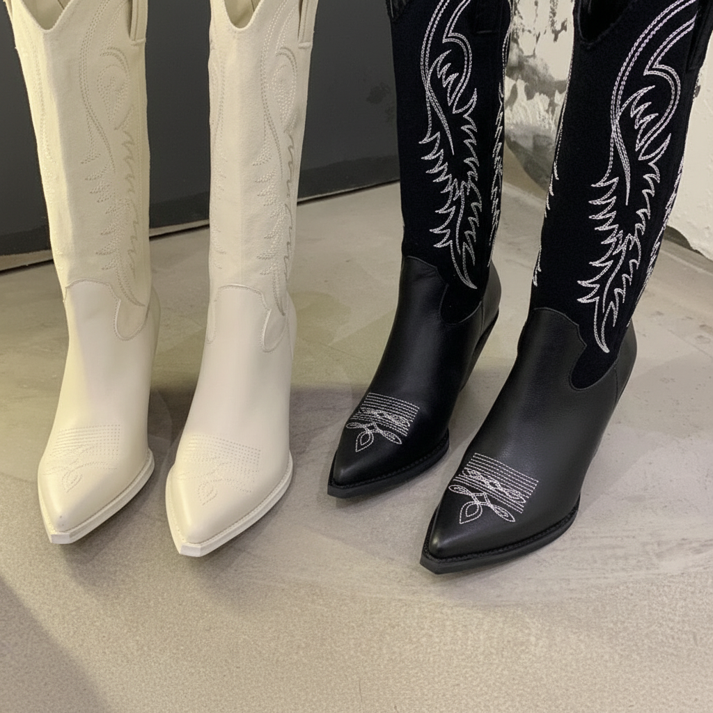 Zatasha | Women's Knee High Cowboy Boots