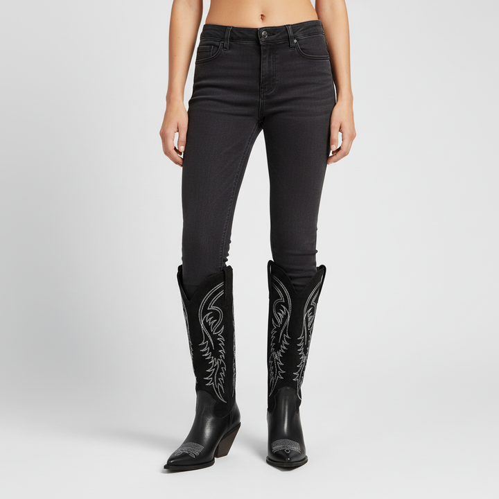 Crystal | Women's Elegant Knee High Cowboy Boots