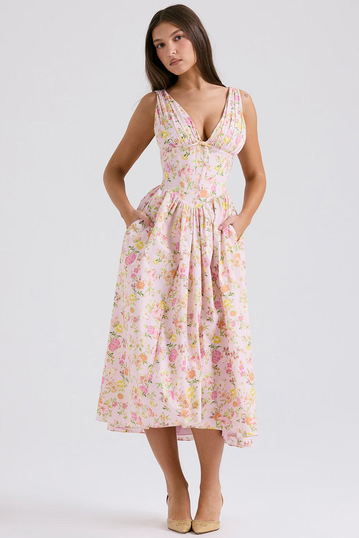Oakley | Women’s Summer Floral Wedding Guest Dress