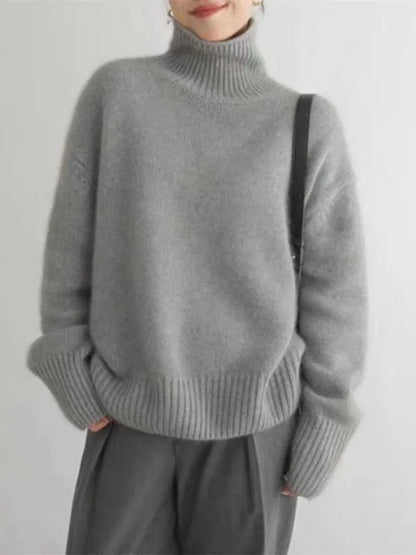 Britta | Women's Woolmix Knitted Turtleneck Sweater