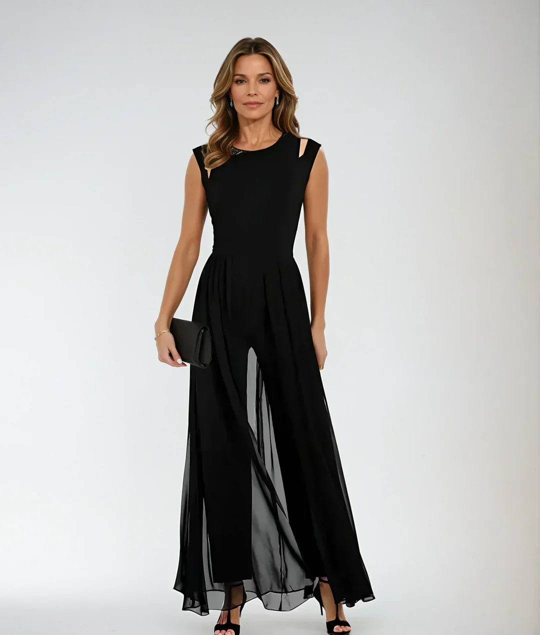 Zoe | Women’s Sleeveless Evening Maxi Dress