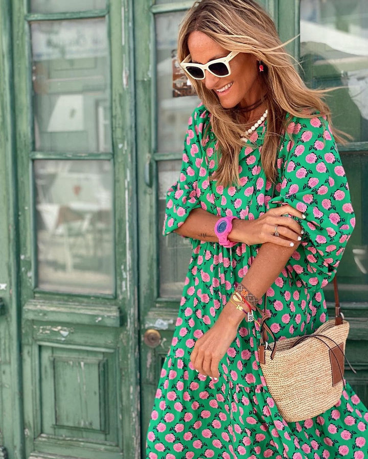 Kiera | Women’s Boho Relaxed Fit Maxi Dress