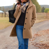 Nora | Women's Classic Button Coat
