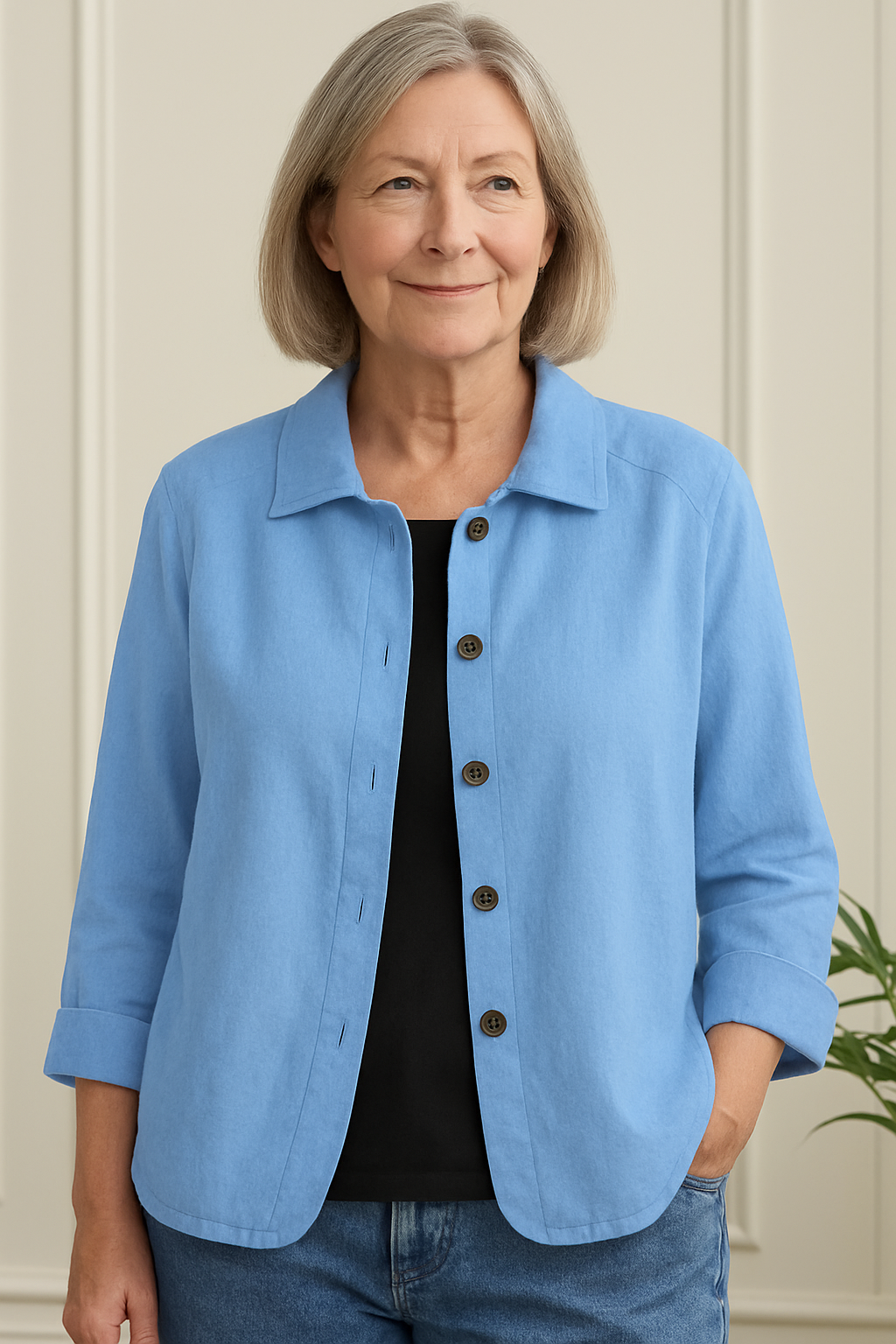 Riley | Women's Lightweight Transitional Button-Front Jacket