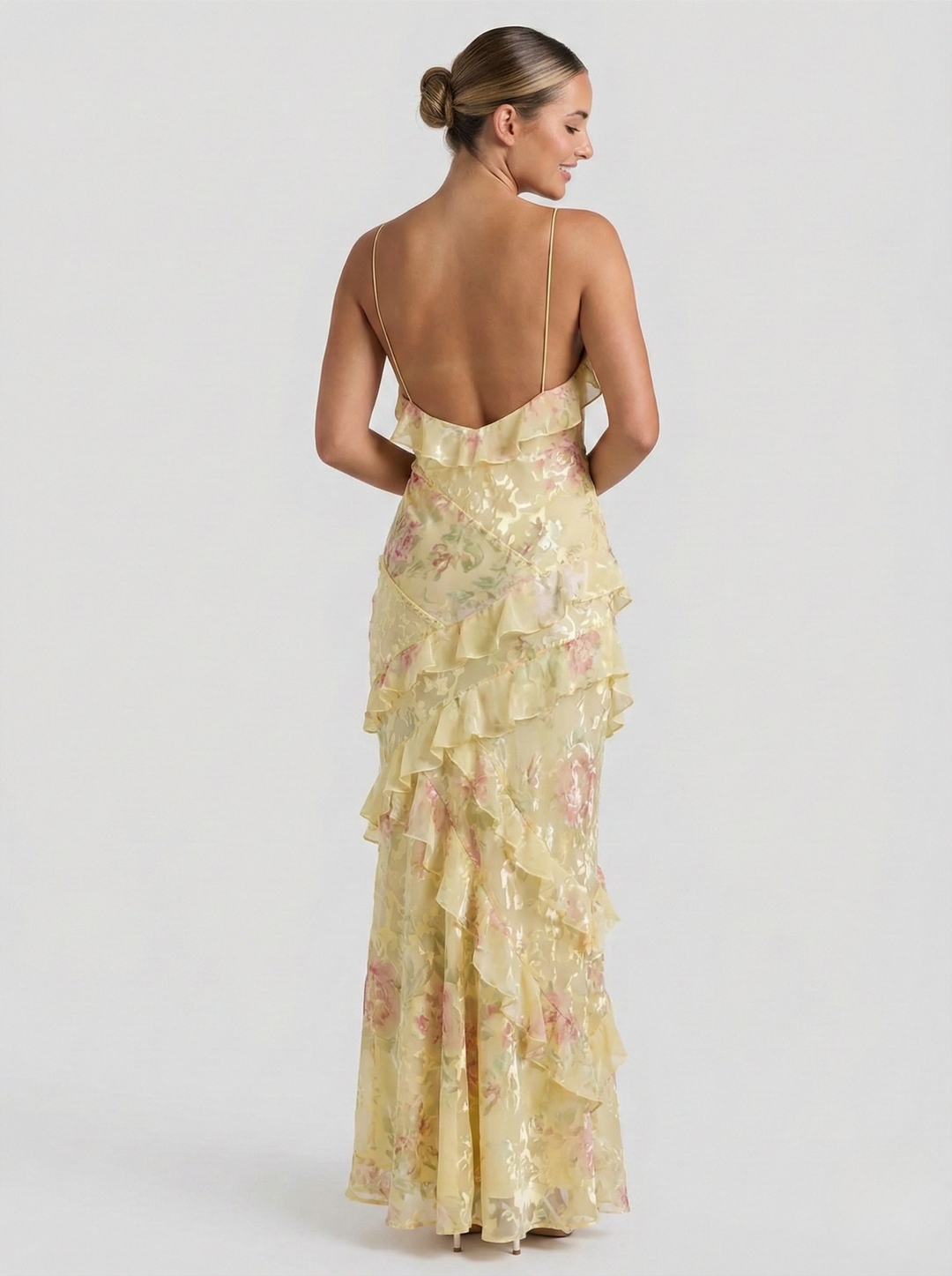 Zeta | Women’s Ruffled Summer Maxi Dress