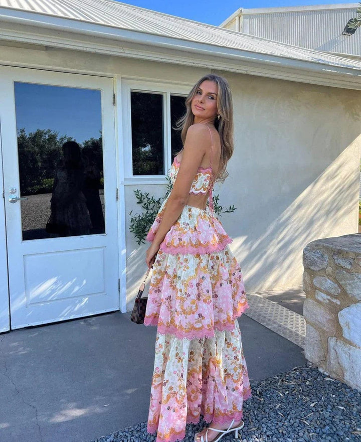 Amanda | Women's Elegant Tiered Summer Dress