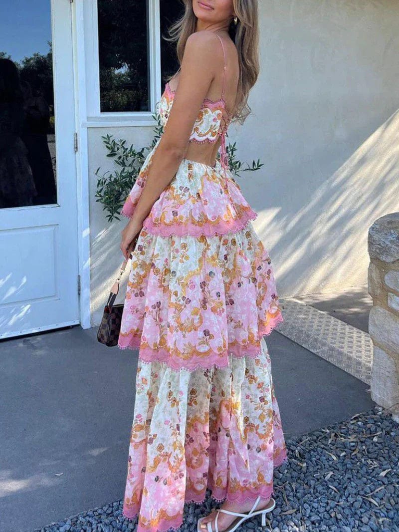 Amanda | Women's Elegant Tiered Summer Dress
