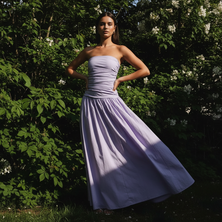 Felicity | Women’s Summer Strapless Maxi Dress