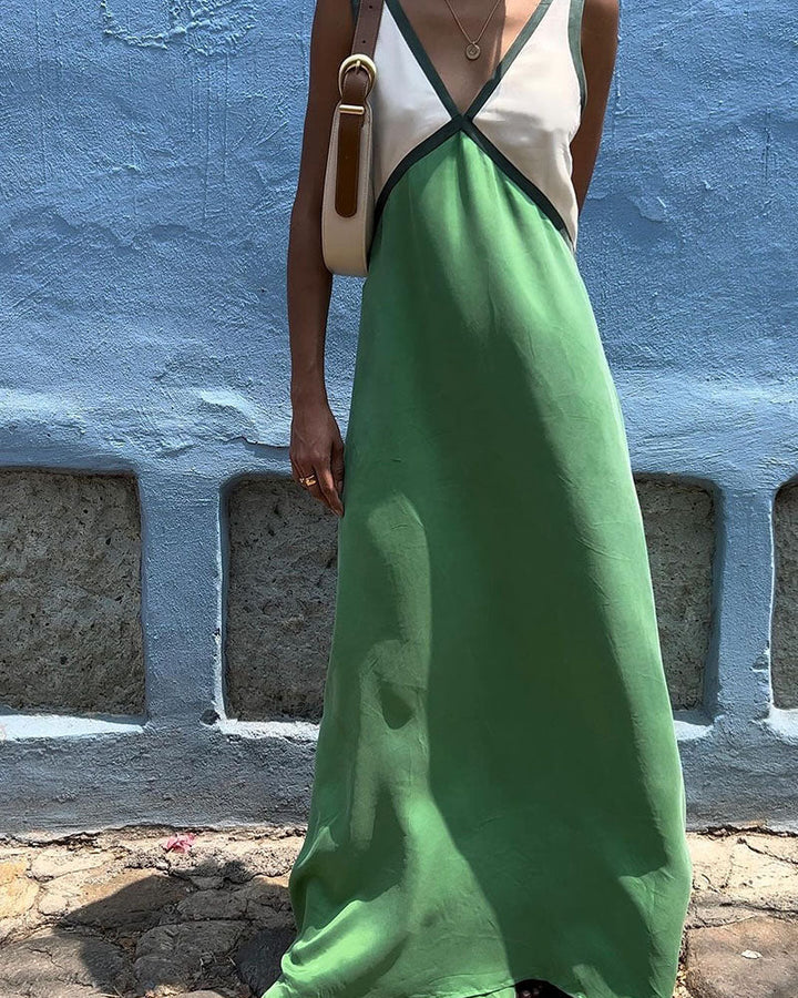 Zinnara | Women’s V-neck Summer Maxi Dress