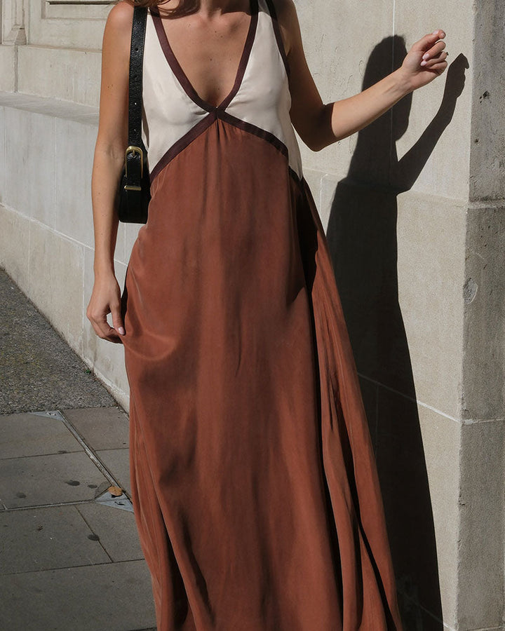 Zinnara | Women’s V-neck Summer Maxi Dress
