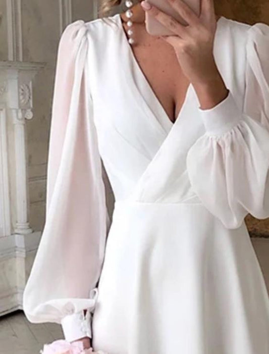 Nora | Women's Classic Long Sleeve Bridal Gown