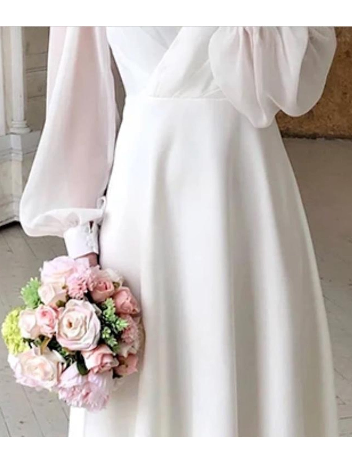 Nora | Women's Classic Long Sleeve Bridal Gown