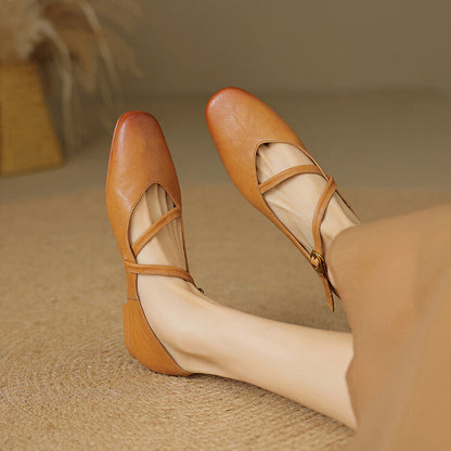 Esme | Women's Classic Adjustable Strap Flats