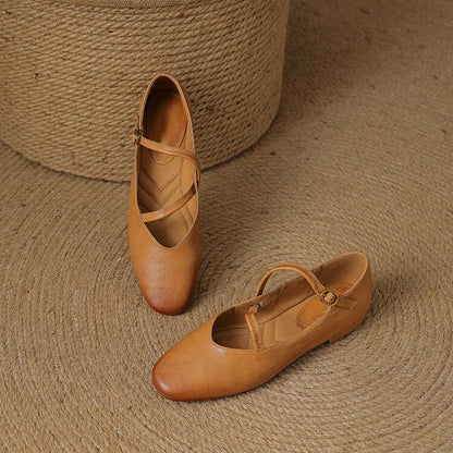 Esme | Women's Classic Adjustable Strap Flats