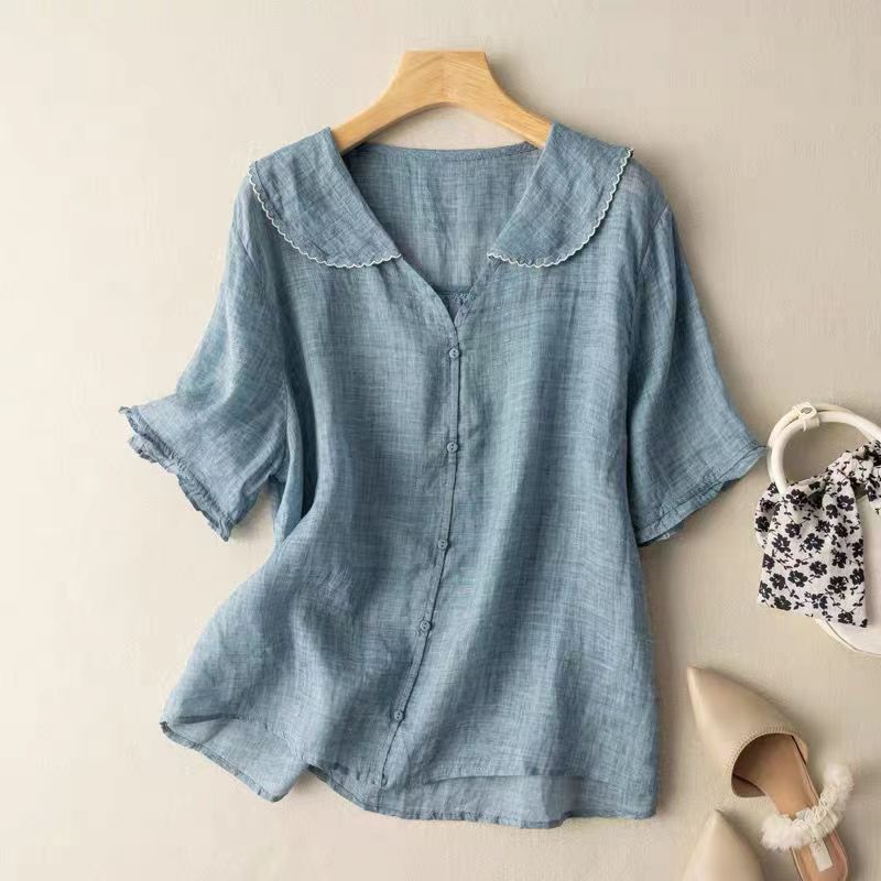 Chloe | Women's Elegant Linen Blouse