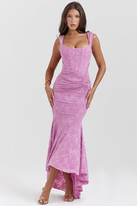 Violet | Women's Asymmetrical Formal Maxi Dress