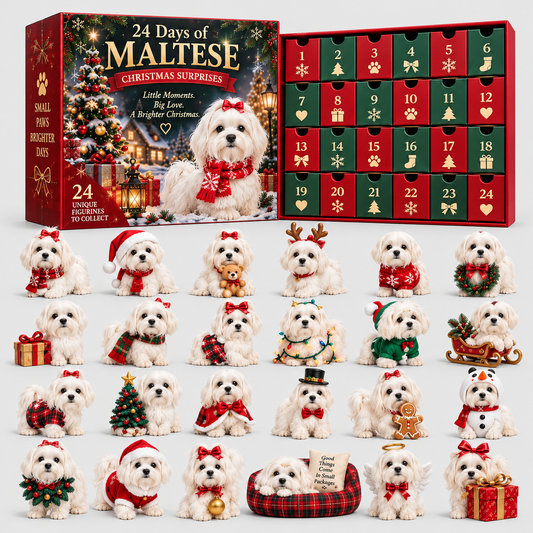 Maltese Advent Calendar with 24 Collectible Figurines