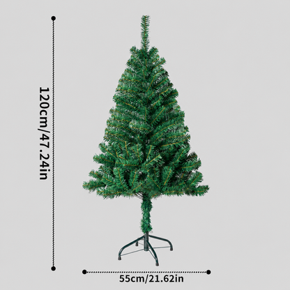 Cozy Artificial Christmas Tree Three Parts with Metal Stand