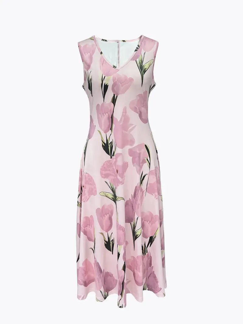 Rachel | Women’s Floral Elegant Maxi Dress Set