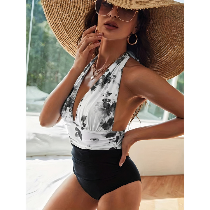 Romy | Women's Elegant Halter Neck Swimsuit