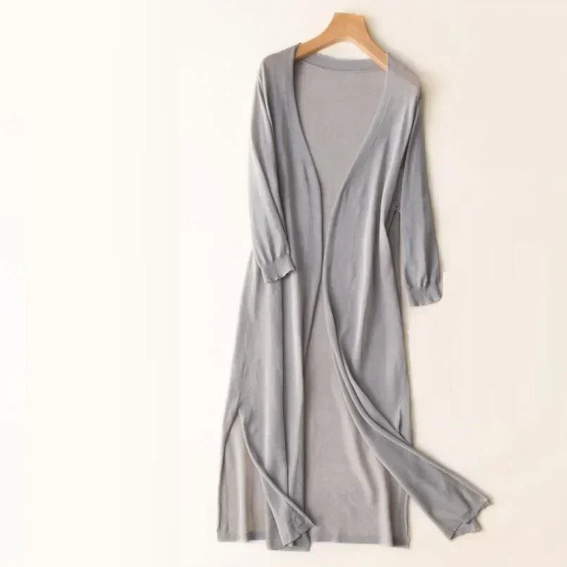 Vera | Women's Elegant Long Lightweight Cardigan