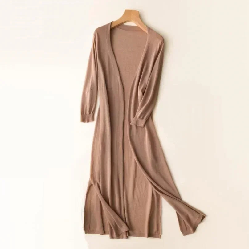 Vera | Women's Elegant Long Lightweight Cardigan