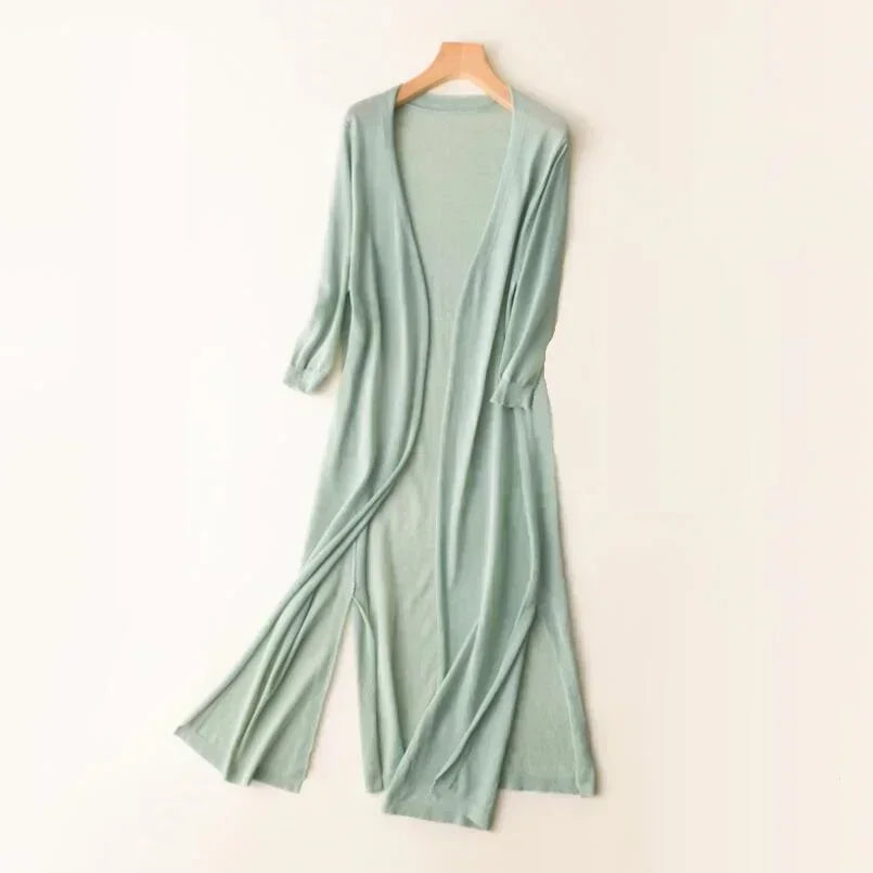 Vera | Women's Elegant Long Lightweight Cardigan