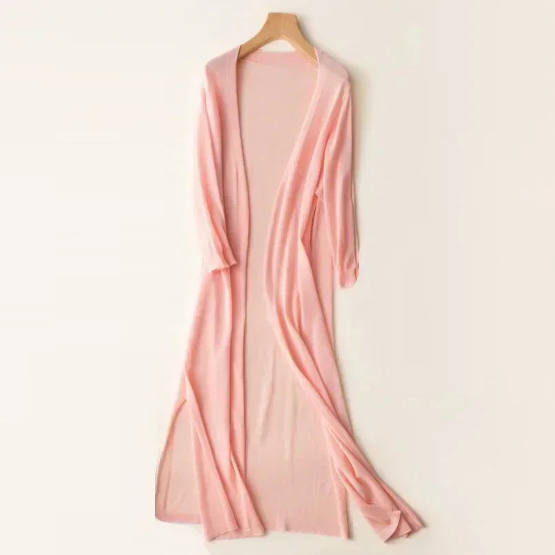 Vera | Women's Elegant Long Lightweight Cardigan