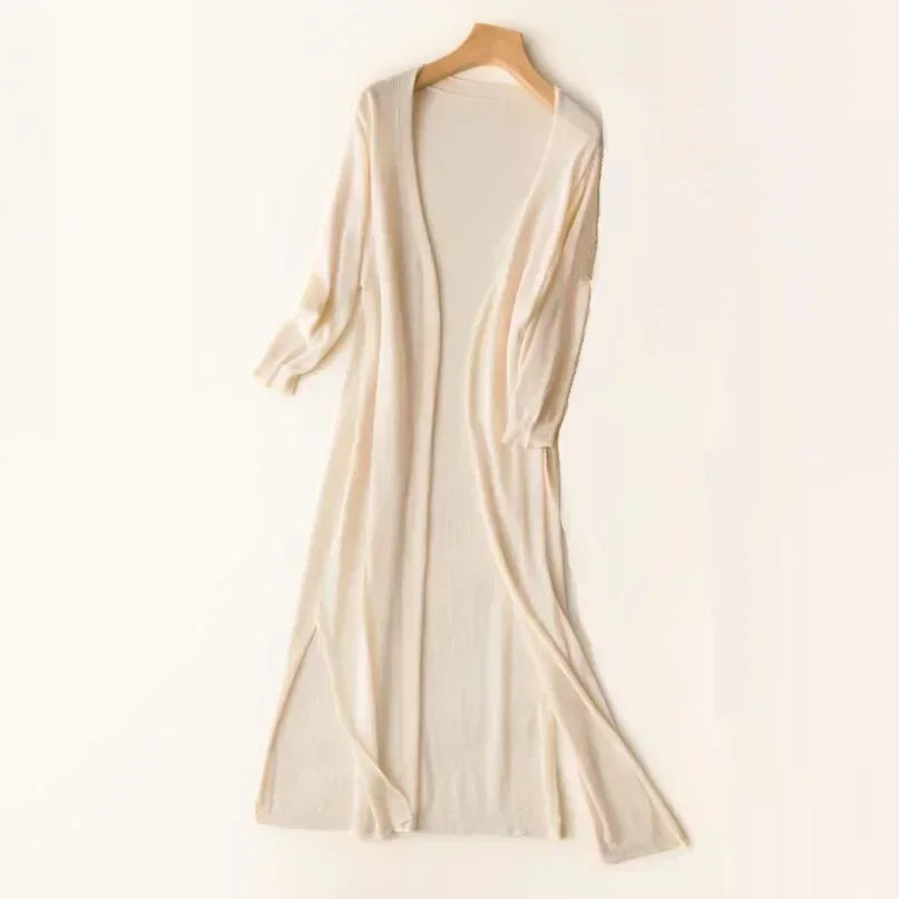 Vera | Women's Elegant Long Lightweight Cardigan