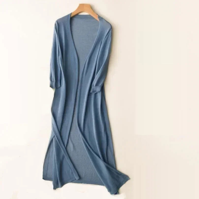 Vera | Women's Elegant Long Lightweight Cardigan