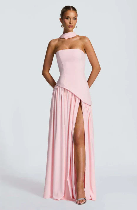Anthea | Women’s Wedding Guest Side Slit Maxi Dress